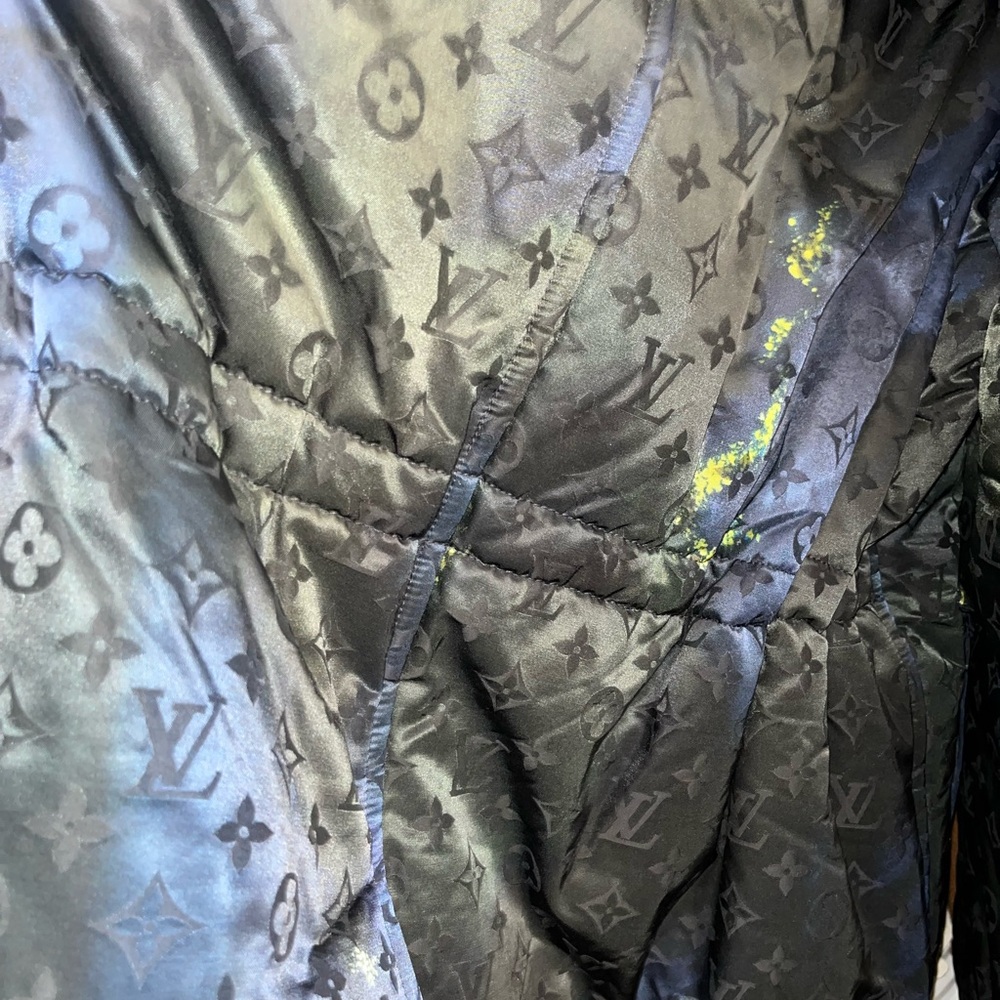 Louis Vuitton Black and Blue Monogram Jacket - Picture 7 of 9